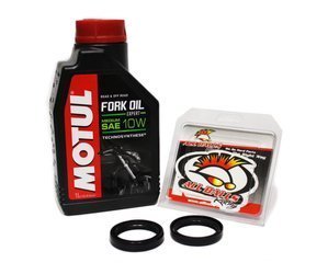 Brzdové těsnění Ariete 33x45x11 mm (ARI101) + Motul Fork Oil Expert 10W