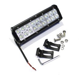 Lampa robocza led 18, 54W, 2160 lm, E9, IP67 kit montażowy. flood quad, auto, utv - BX20003F