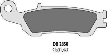 Přední brzdové destičky DELTA - yz / yzf / wrf 125 / 250 / 450 - DB2850OR-D