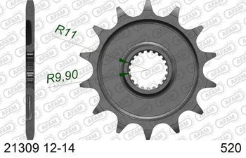 Přední řetězové kolo 520 AFAM yamaha yzf / wrf 250 - 21309-13 / JTF1590-13