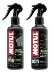 Sada Motul M1 clean visor + M2 clean helma - DÁREK PRO MOTOCYKLISTY