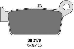 Zadní brzdové destičky DELTA DB2170OR-D