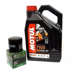 Ol.motul 7100 4l 10w40 (syntetický) + olejový filtr HF140