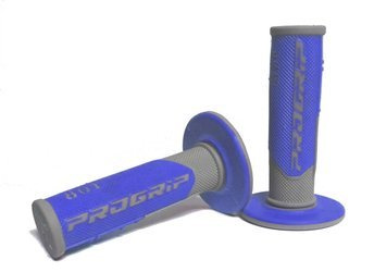 PROGRIP 801 (dvousložkový) dl 115 mm cross / enduro modrá/šedá rukojeti motocykl motocykl - PG801BLG