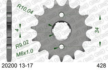 AFAM přední převodovka cbr 125 (04-17), xr 125 l (03-07), xlr - 20200-15 / JTF1264-15